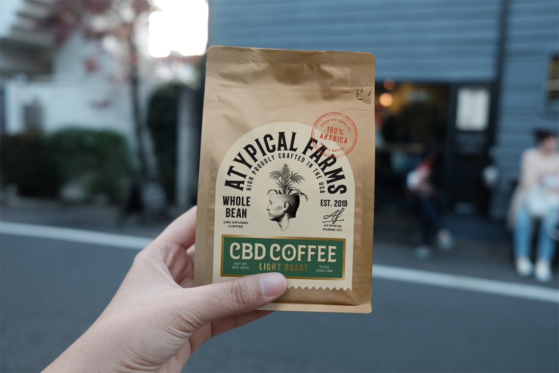 Packaging de café au CBD