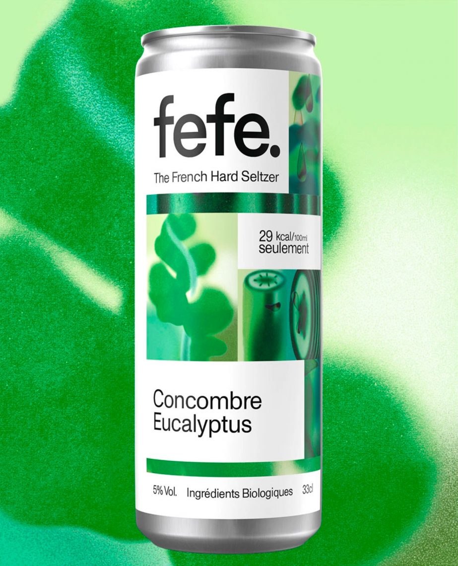 Fefe - Concombre eucalyptus - hard seltzer français