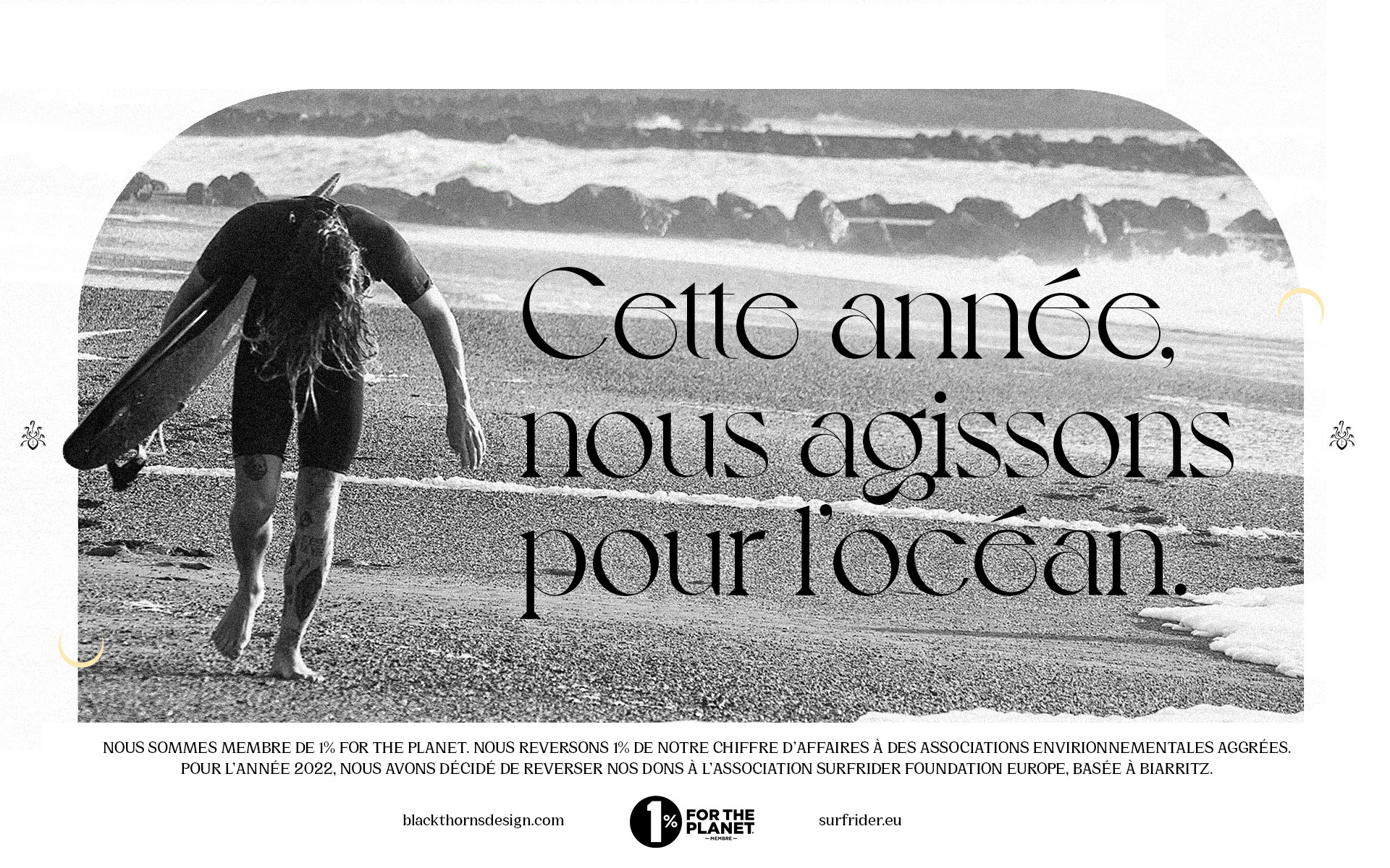 Impact environnemental - Campagne 1% for the Planet